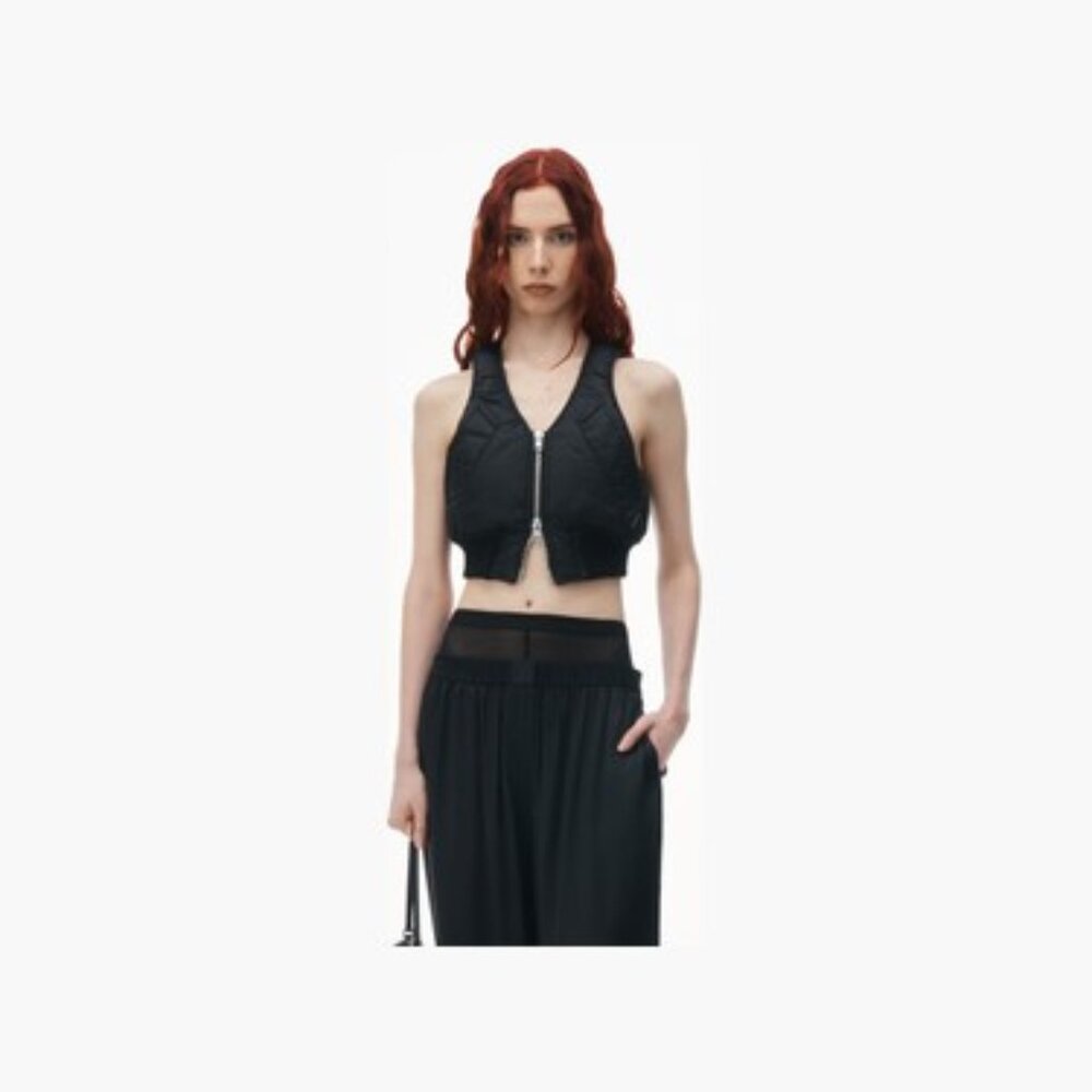 LAYERED BOXER PANT IN SILK CHARMEUSE